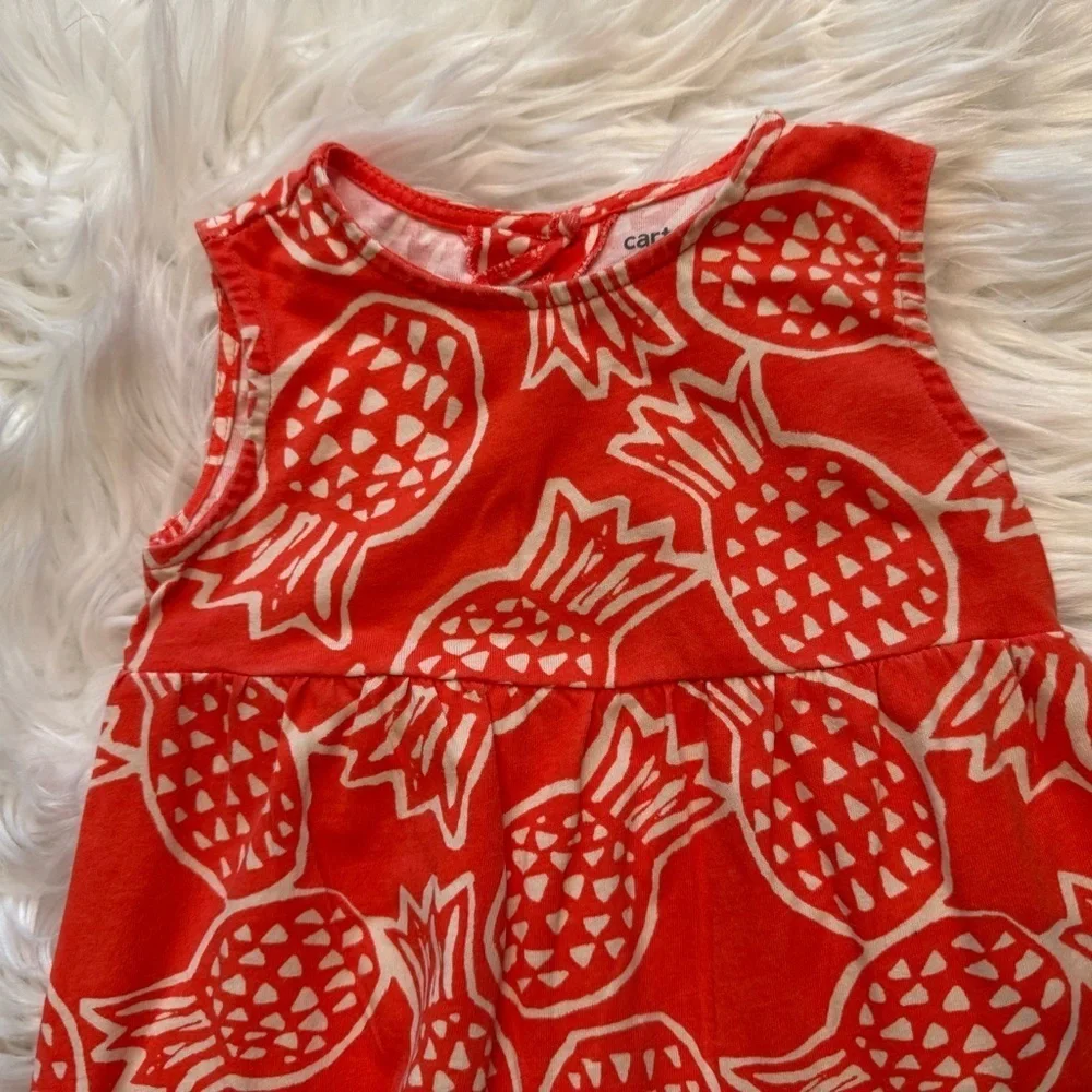 Carter’s‎ Baby Girl Pineapple Print Dress Size 18 Months